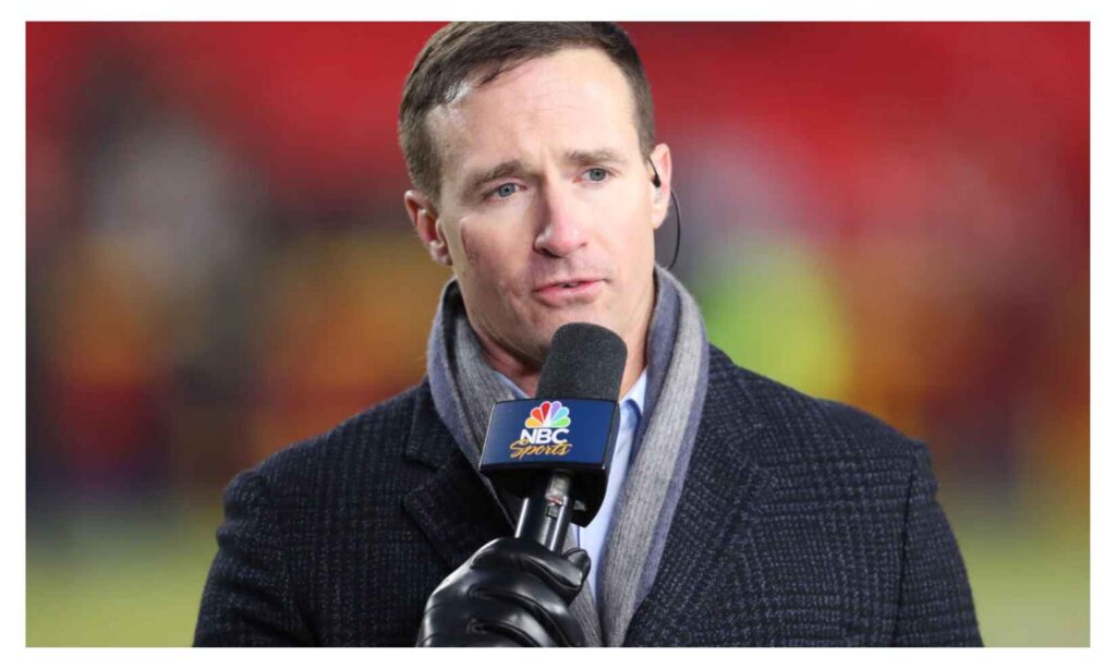 Drew Brees as an NBC Sports Commentator